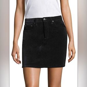 🆕Rag & Bone NWT Black Velvet Dive Skirt (RB-23)